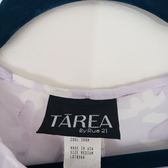 Vintage Pastel Light Purple Floral‎ Maxi Slip Dress Cottagecore Church Feminine - Picture 5 of 6